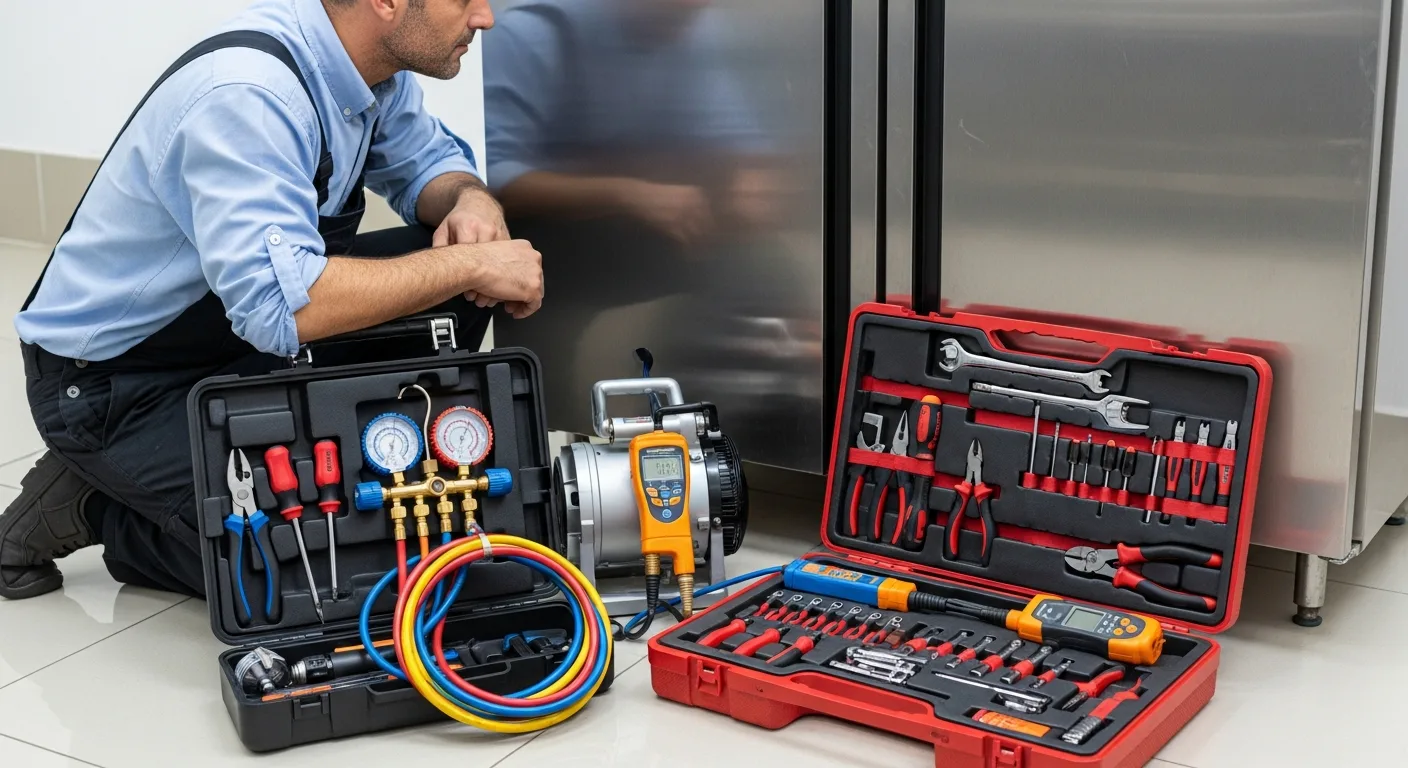 Technicien réfrigérateur professionnel à Rabat — outils de diagnostic